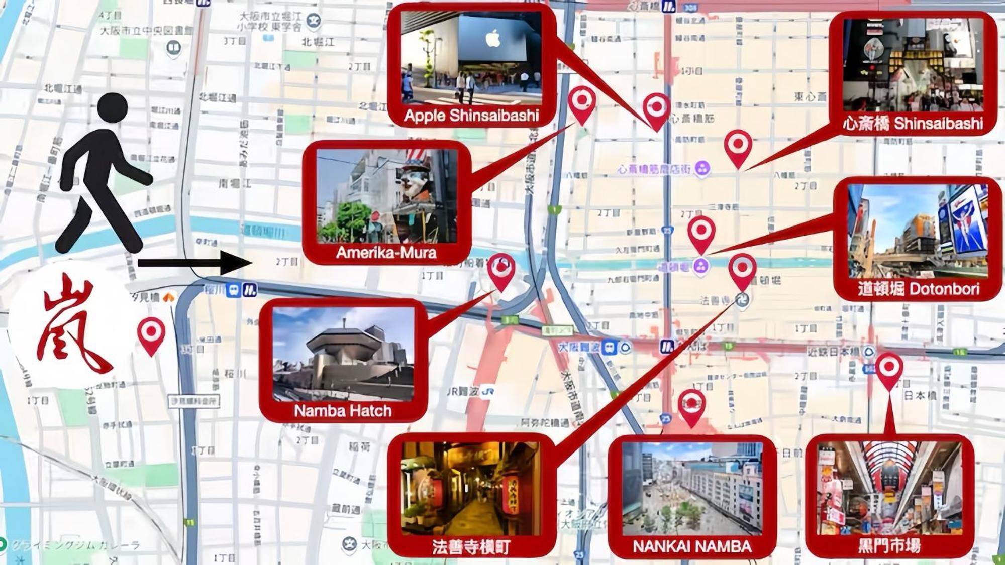 嵐 難波西 民宿 Bed And Breakfast Osaka Ngoại thất bức ảnh
